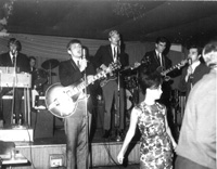 Danny & the Elegants on stage at Hollywood park